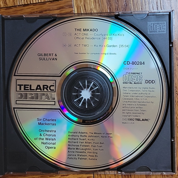 The Mikado of The Town of Titipu CD - Picture 4 of 5